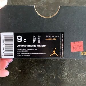 NIKE Jordans 12 Retro PRM tennis shoes